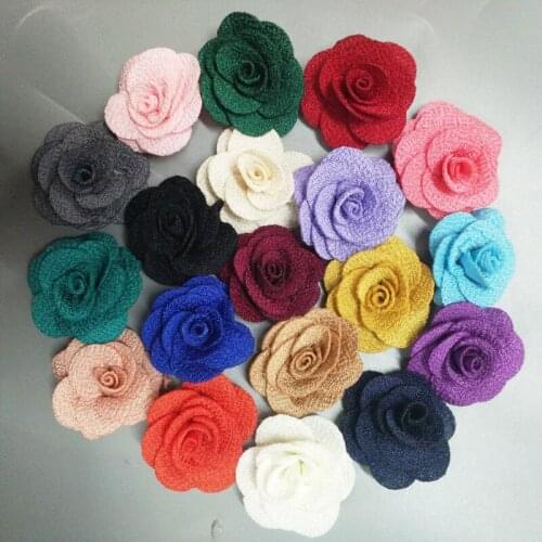 30 piece/lot Handmade Melaleuca Rose 3.5cm Artificial Flower Artificial Wedding Bouquet Corsage Material Rose