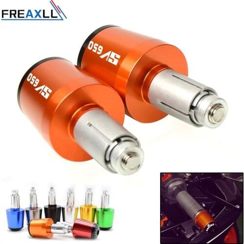 7/8'' 22mm For Suzuki SV650 SV 650 SV650S SV 650 S CNC Aluminum Motorcycle Handlebar Counterweight handle Bar Grips Ends