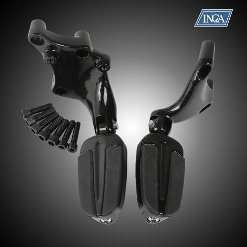 INCA Customization Motorcycle Adaptations Accessory Stream line Foot Rests/Pedals for sportster
