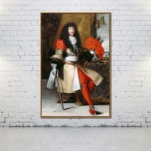Artcozy Oil Canvas Painting Louis XIV For Home Decoration Wall Art