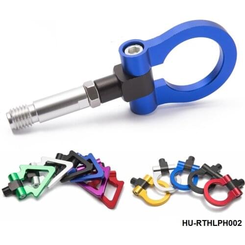 Auto Trailer Tow Hook Screw-On Front Rear Aluminum For Honda Fit 2009 HU-RTHLPH002