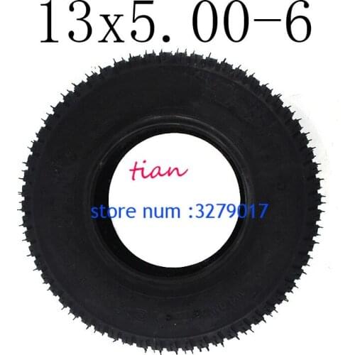 Free Shipping Good Quality GO KART KARTING ATV UTV Buggy 13X5.00-6 Inch Wheel Tubeless Tyre Tire
