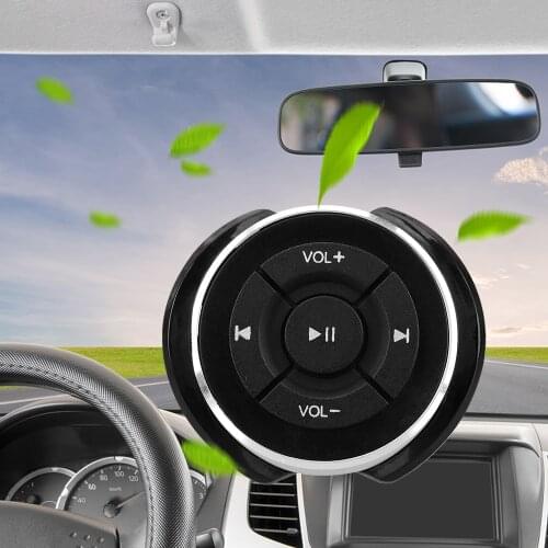 Wireless Remote Controls Bluetooth Media Volume Button Car Steering Wheel For IOS Android Phone Tablet Motorcycle Bike