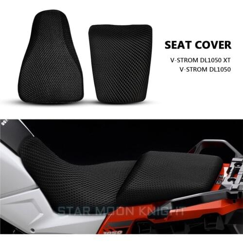 Motorcycle Seat Cushion Cover Net 3D Mesh Protector Insulation Cushion Cover For Suzuki V-Strom VStrom DL1050 DL1050XT DL 1050