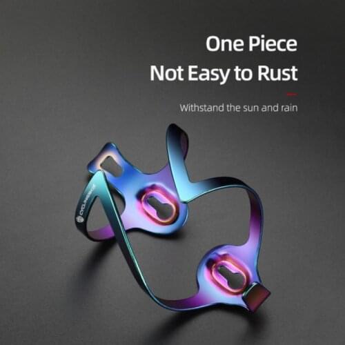 15x8cm Aluminum Alloy Bicycle Bottle Cage Bike Bottle Holder Colorful Bicycle Water Bottle Holder Cage Rack Bicycle Accessories