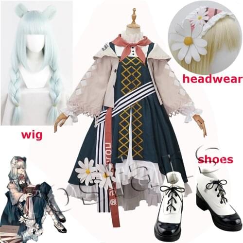 Game Arknights Istina Cosplay Costumes Women Anna Morozova Costume Arknights Cosplay Chrismas Cosplay Cute Lolita Fancy Dress