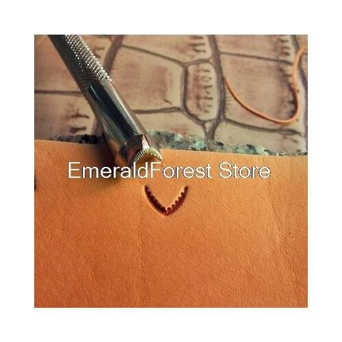 Leather carving tools Printing DIY hand tools Casting self-produced printing tools Pedicel tools