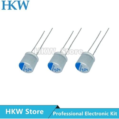 10pcs NCC Solid Capacitor 560UF4V 6x8mm 8x8mm Super Low ESR 100% Original NIPPON CHEIM CON 4V560UF 560UF 4V