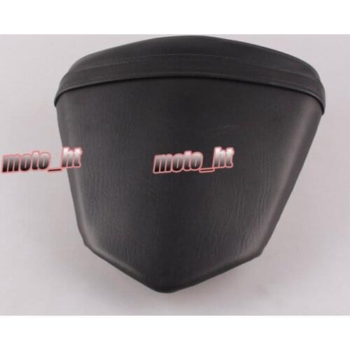 Motorcycle Rear Pillion Cushion PU Leather Black Passenger Seat Cover For Yamaha YZF R6 2006 2007