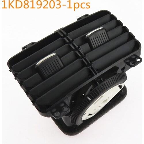 SCJYRXS For Golf MK5 MK6 Rabbit 1K0 819 203 1K0819203 1KD 819 203A 1KD 819 203 A Black Rear Air Outlet Vent Assembly