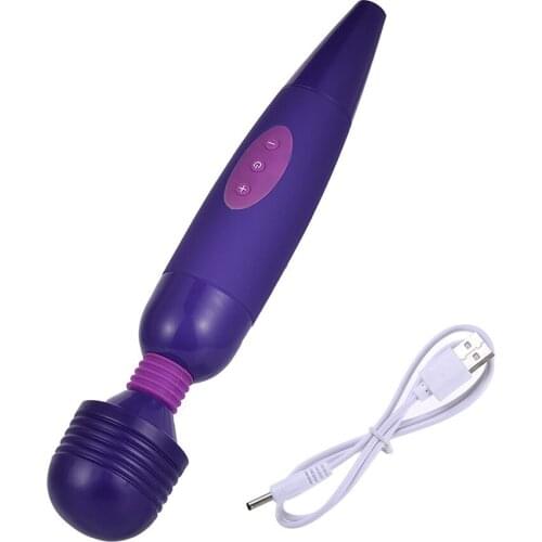 Sex Toy Silicone Vibrator Dildo G-spot Vibrating Massager Sex Machine Magic Wand Female Masturbation USB Rechargeable Vibrator