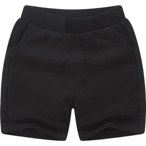 VIDMID New Summer Cotton Children Shorts For Boys Girls Boys Beach trousers Solid Color Kids Casual Shorts Baby Clothing 7042 01