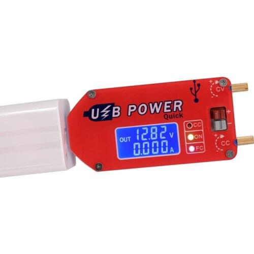 USB Adjustable Power Module Mobile Voltage Conversion Cable Diesel Stove Fan Speed Control Blower LCD Display 15W Dp3a