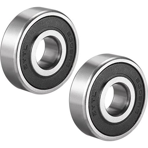 Uxcell Deep Groove Ball Bearing 6301-6308RS Single Sealed Chrome Steel Bearings for Industrial Equipment and Micro Motor