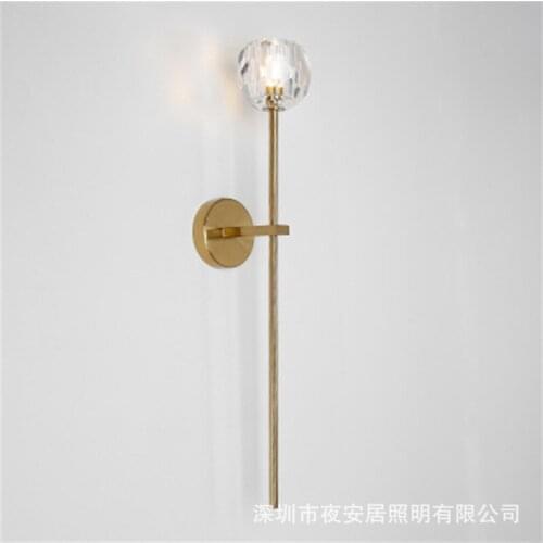 Japan aplique luz pared glass ball bedroom dining room corridor cabecero de cama lampara pared