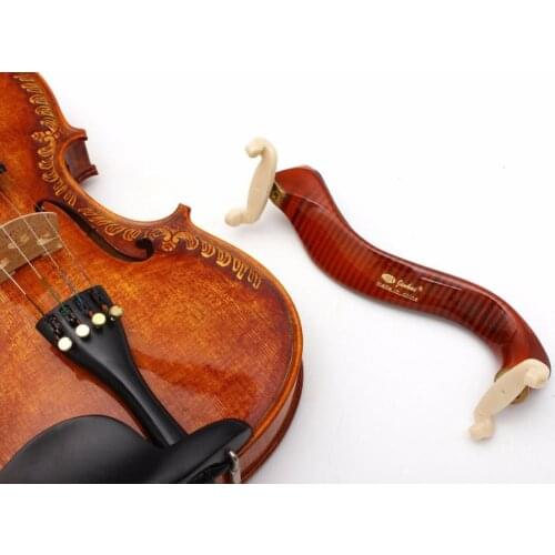1pcs 4/4 3/4 violin Shoulder rest Adjustable flame maple violin parts