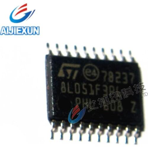 10Pcs in stock STM8L051F3P6 TSSOP Value line, 8-bit ultralow power MCU, 8-KB Flash 100% New and original