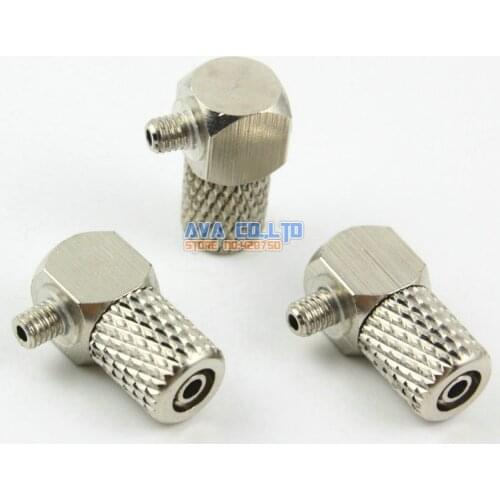 15 Pieces M3 - 4mm Elbow Pneumatic Pipe Air Hose Quick Fitting Mini Connector Brass