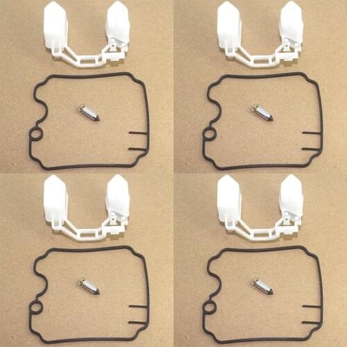 4set for FZR400RR 1990-1991 FZR 400 FZR400 RR Carburetor repair kit oil cup float