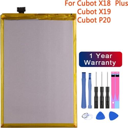 New Original Battery 4000mAh High Capacity Replacement Battery For Cubot X18 Plus Cubot X19 Cubot P20 Battery In Stock +Tools