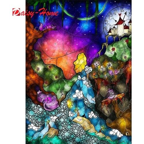 DIY Diamond painting Cross stitch Kit cartoon Princess Girl rhinestones embroidery 5D square Diamond mosaic Needlework Pattern