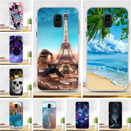 Case For Samsung Galaxy J6 2018 Case Silicone Cover EU J600 J600F SM-J600F Soft TPU Phone Back For Fundas Samsung J6 2018 Coque