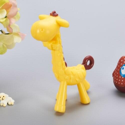 Baby Teether Pacifier Cartoon Teething Nursing Silicone Baby teeth that fawn molar rod giraffe to bite the teether safty