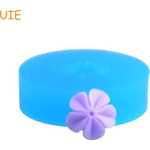 HYL242U 11.1mm Mini Flower Silicone Mold - Five-Petaled Flowers Mold, Cake Decoration, Candy Mold, Resin Clay, Candy, Wax