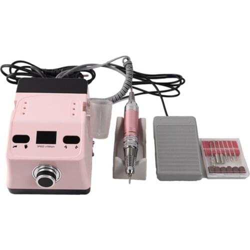 Electric Nail Machine with Replacement Nail Drill 65W 35000RPM Powerful Manicure Kit Decoration Foot Professional Nail Drill