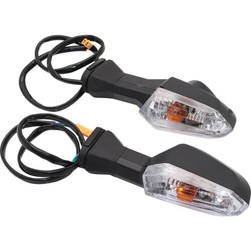 12v Motorcycle Black Turn Signal Indicator Light Blinker Lamp For Kawasaki Ninja 300 Z800 Z1000 ER-6N KLZ1000 Versys