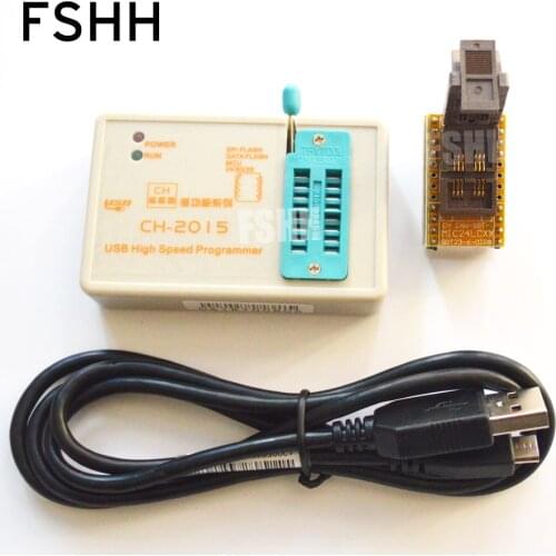 Copy USB Programmer CH2015 SPI FLASH High-speed Programmer+24c/24lcXX SOT23-6 Adapter FLASH/EEPROM Programmer