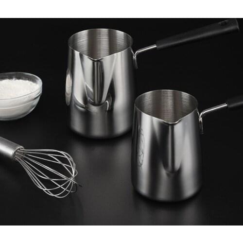 Creative Durable Moka Coffee Pot Stainless Steel Kettle with Handle Household Milk Cup Teapot Turkish Coffee Maker Barista Tools