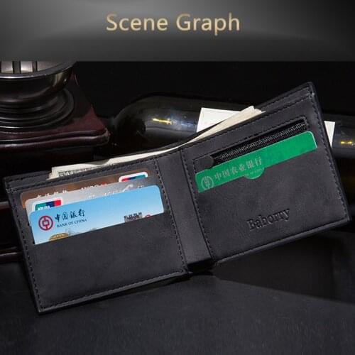 2021 New Fashion Men Wallet Mini Card Holder Purses Mens Luxury Business Wallet Card Holder Slim Purse Money Wallet Coin Bag