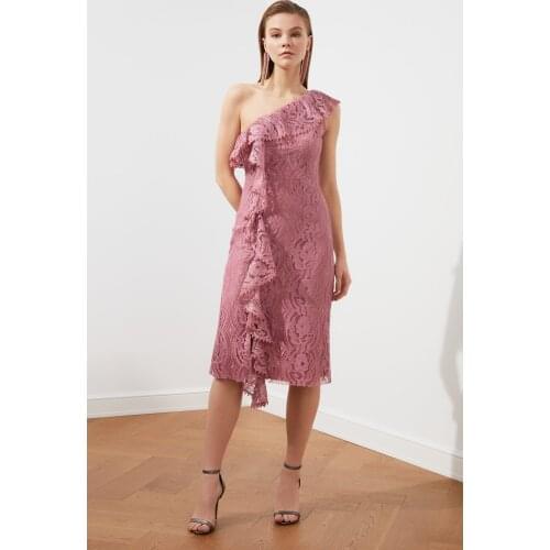 Trendyol Collar Detail Dress TPRSS21EL1520