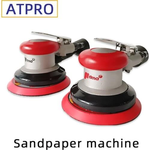 Prima 5 Inch Pneumatic Grinder Sandpaper Machine Industrial Grade Air Grinder Automobile Grinding Putty Dry Grinder