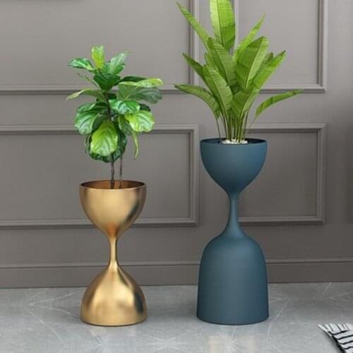 Simple and light luxury flower rack decoration balcony green Luo office living room floor-to-ceiling flower pot rack