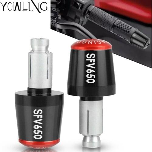 For SUZUKI SFV650 1999-2016 2000 2001 2002 2003 7/8" 22mm Motorcycle Handlebar Counterweight Plug Slider Handle Bar Ends Grips