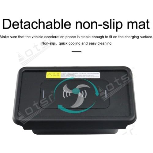 QI Wireless Fast Charge Special On-Board Charge Phone Charge Panel Android For Honda CR-V 2017 2018 Car Non-slip Car Accessories