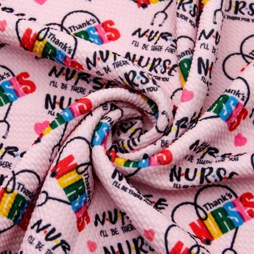 Doctor Printed Bullet FabricTextured Liverpool 4 Way Stretch Spandex Knit Fabric For Baby HeadWrap Bummies Leggings Patchwork