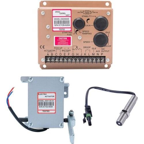 High Quality Actuator ADC120 Diesel Generator Governor 1set 3034572 Pickup Sensor ESD5500E Speed Controller
