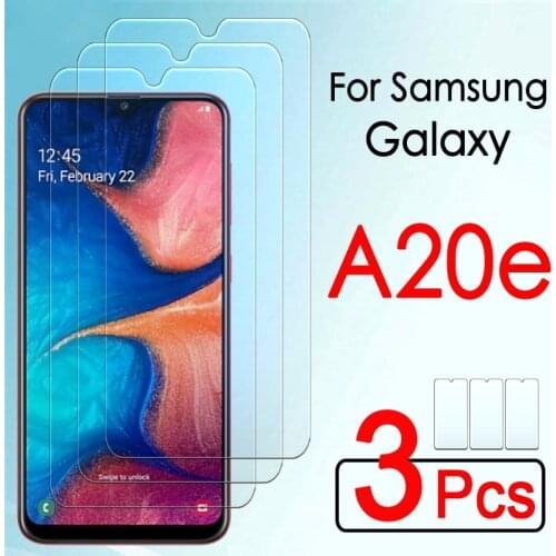 3pcs a20e protective glass on for Samsung Galaxy a 20e a20 e e20 glass on glaxay a20e Screen Protector armor Tempered Glas film