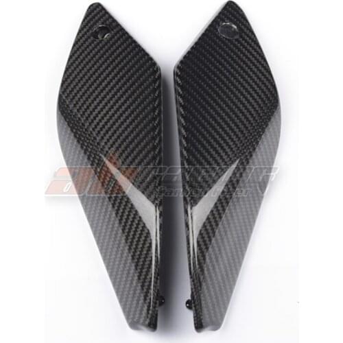 Side Mid Frame Cover Panel Trim Cowl Fairing Carbon Fiber For KTM DUKE 690 2012-2015 Full Carbon Fiber 100% Twill
