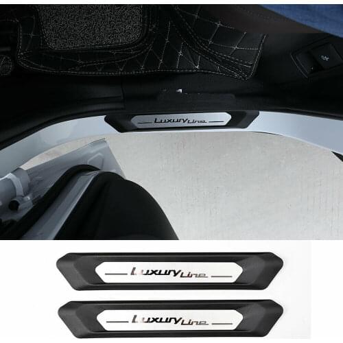 For BMW X3 G01 X4 G02 2018 2019 Rear Door Sill Scuff Protector Plate Cover