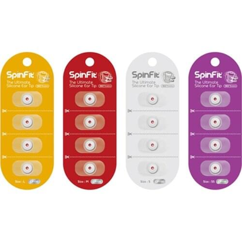 DUNU SpinFit CP100 CP800 CP220 CP230 CP240 In-ear Earphones Eartip Patented Silicone Eartips 1 pair( 2pcs )