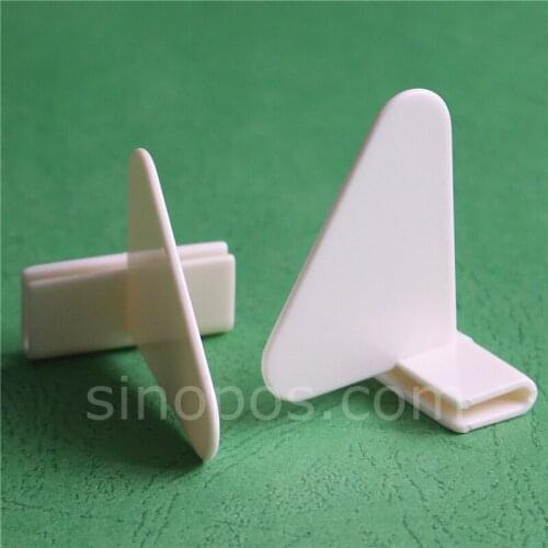 Corrugated Display Shelf Power Wing Clip, rack card divider clips channel shelves talker label flag wire grid basket bin support