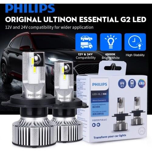 H4 led super bright Philips H7 LED Ultinon Essential G2 LED h1 philips led H8 H11 H16 HB3 HB4 HIR2 9003 9005 9006 9012 6500K