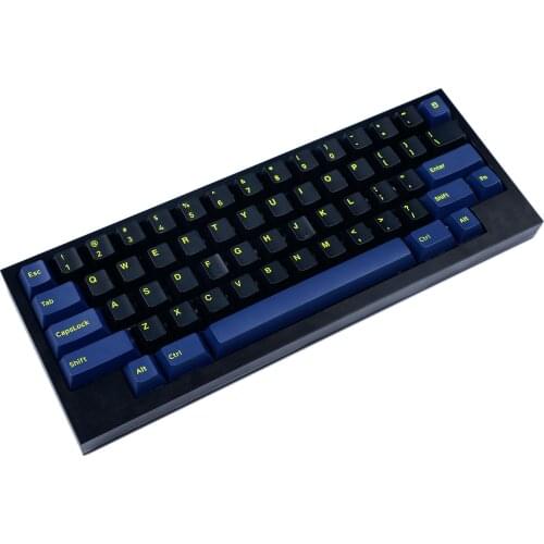 HHKB-style Pro QMK VIA Programmable Underglow RGB Aluminum CNC Case Plate Mechanical Keyboard Kit