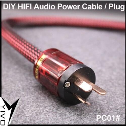 Hi-End 400 signature version hifi audio US/EU power cord pure copper power cable with P-079 / P-079E C-079 power plug connector