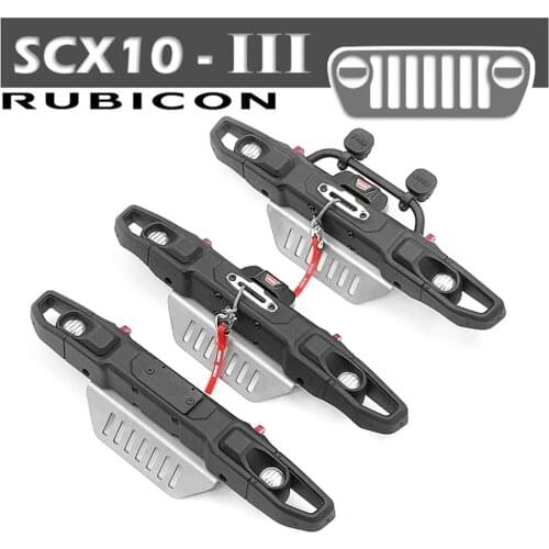 AXIAL SCX10 III Third-generation JEEP-JL "RUBICON" Composite Front Bumper Protector Guard (wide version)