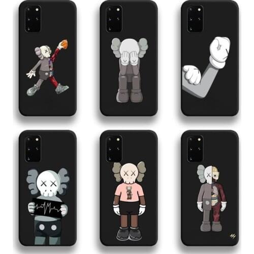 Cartoon Fashion Phone Case For Samsung Galaxy S21 Plus Ultra S20 FE M11 S8 S9 plus S10 5G lite 2020 KAWSS